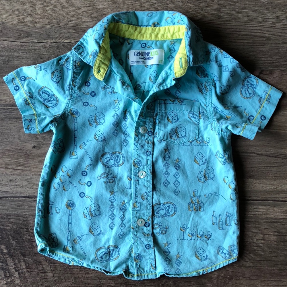Toddler Boy Dress Shirt Oshkosh 2t